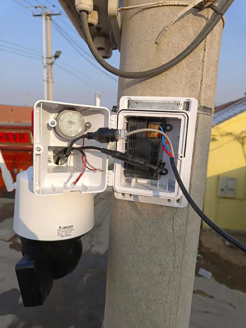 科技護村，平安共建 大張村槍球聯(lián)動雙目攝像頭安裝工程圓滿完成